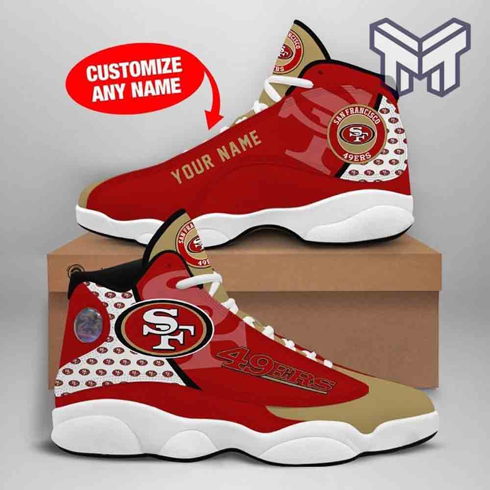 Personalized San Francisco 49ers JD13 Sneakers Shoes for Men & Women | Custom Fan Gift