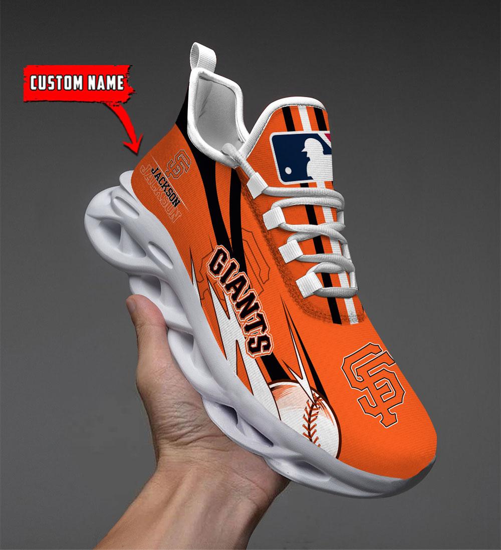 Personalized San Francisco Giants Max Soul Shoes Sneakers for Men And Women – NFL Football Fan Shoes, Team Sneakers