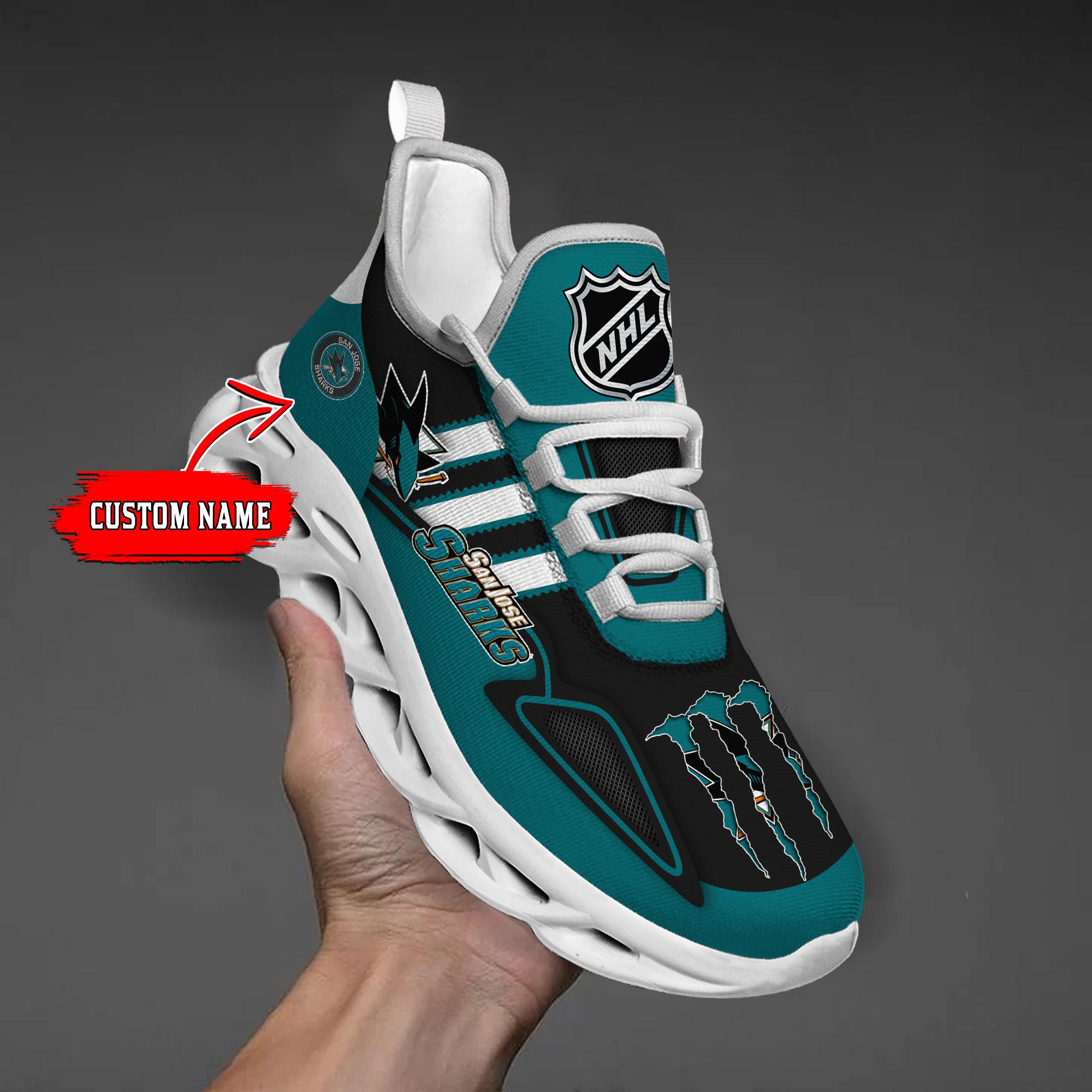 Personalized San Jose Sharks Max Soul Shoes Sneakers for Men And Women – NHL Hockey Fan Shoes, Team Sneakers