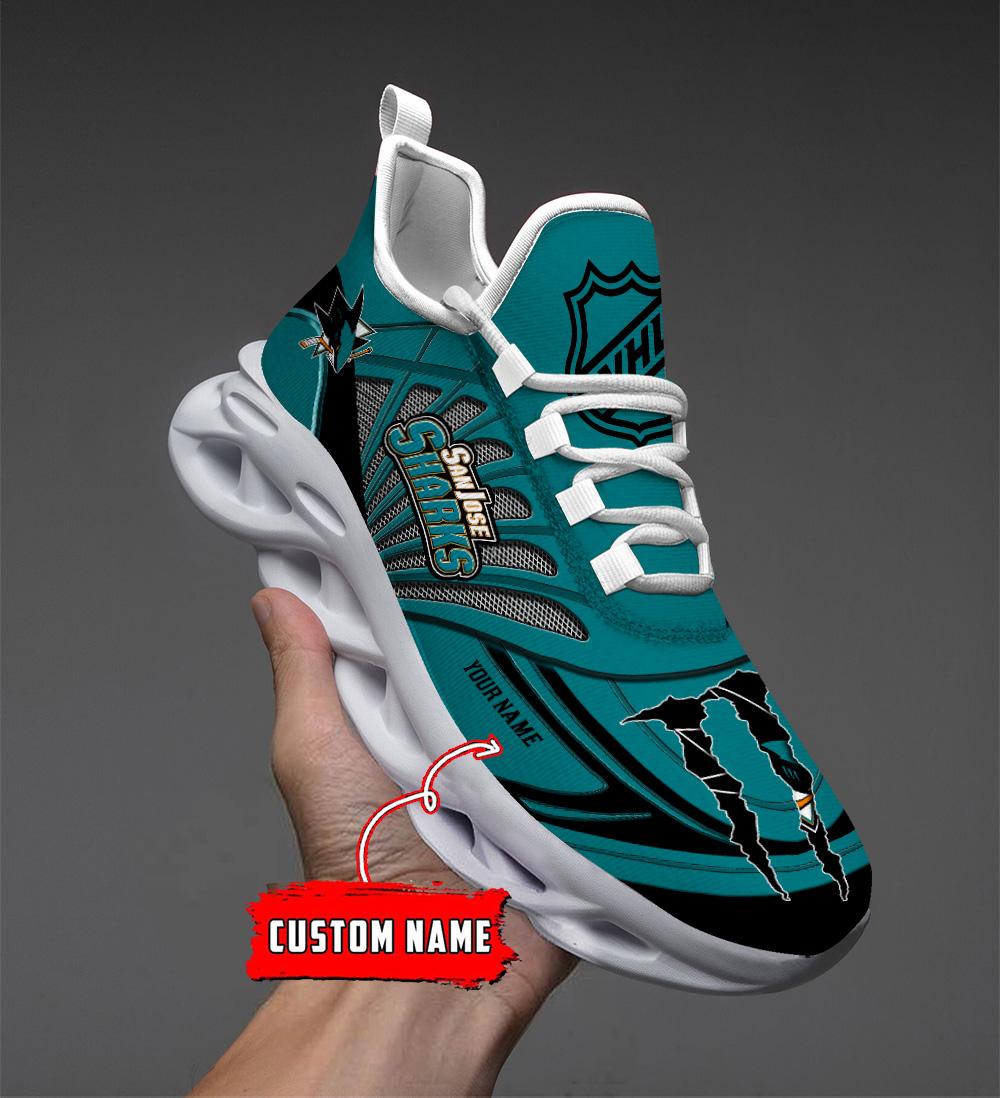 Personalized San Jose Sharks Max Soul Shoes Sneakers for Men And Women – NHL Hockey Fan Shoes, Team Sneakers