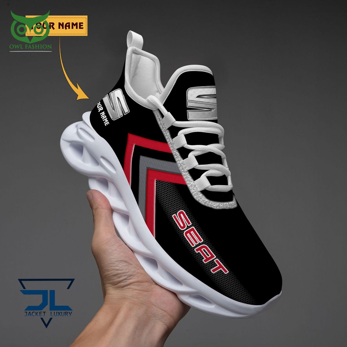 Personalized SEAT Automobile Max Soul Shoes Sneakers for Men And Women – Car Shoes, Racing Sneakers