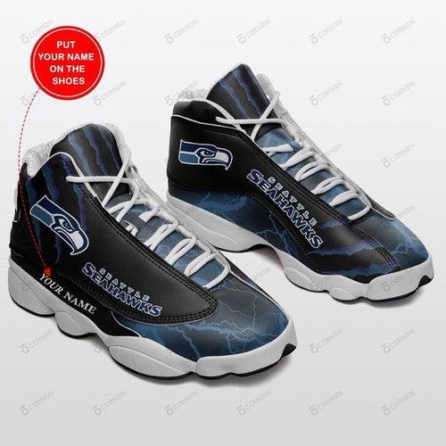Personalized Seattle Seahawks JD13 Sneakers Shoes for Men & Women | Custom Fan Gift