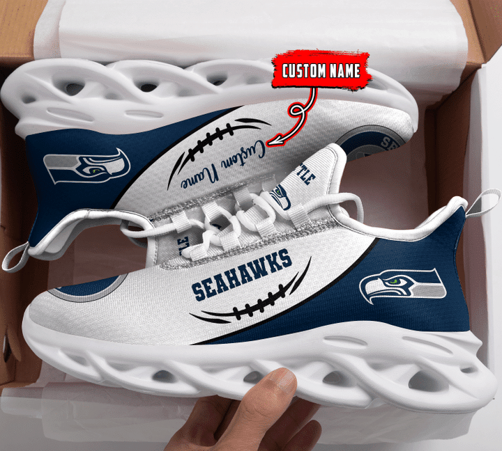 Personalized Seattle Seahawks NFL Max Soul Shoes Sneakers for Men And Women – NFL Football Fan Shoes, Team Sneakers