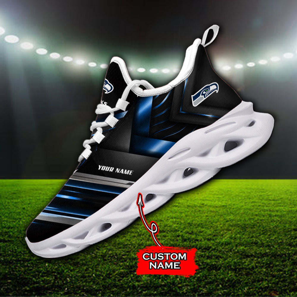 Personalized Seattle Seahawks NFL Max Soul Shoes Sneakers for Men And Women – NFL Football Fan Shoes, Team Sneakers