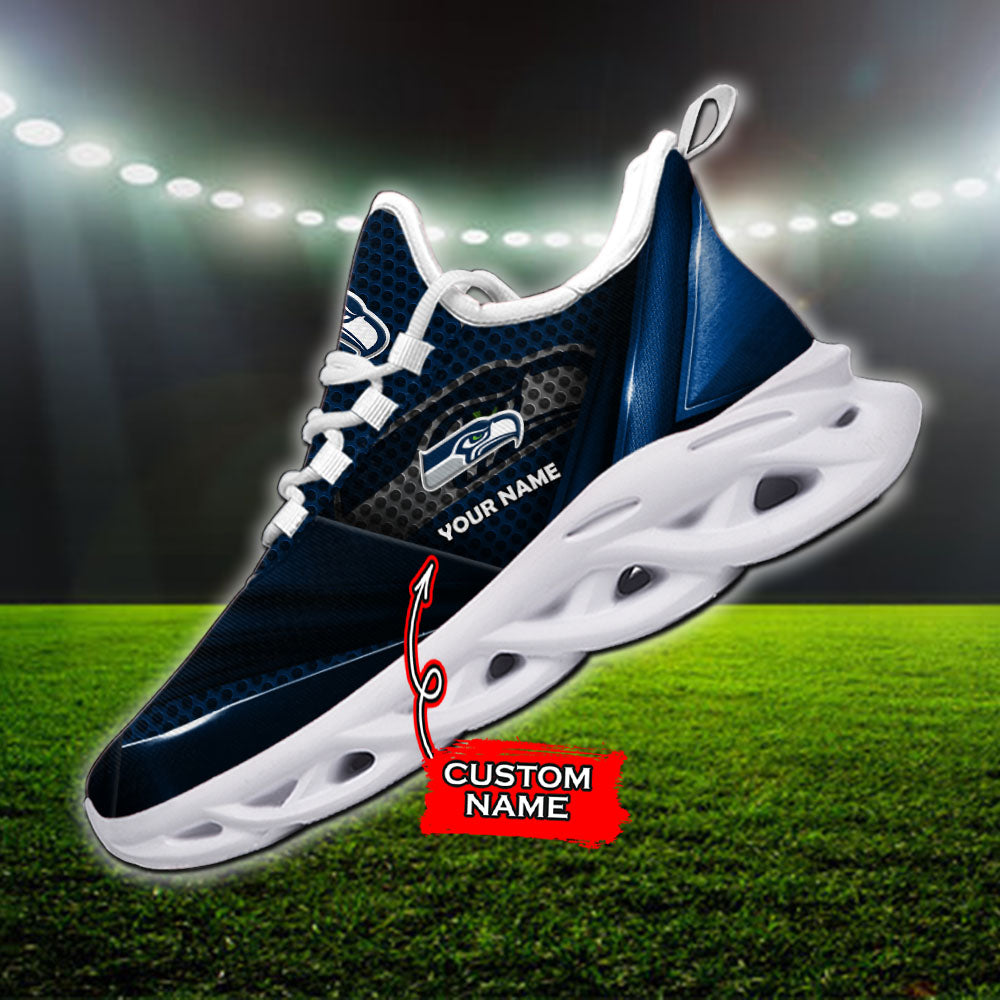 Personalized Seattle Seahawks NFL Max Soul Shoes Sneakers for Men And Women – NFL Football Fan Shoes, Team Sneakers