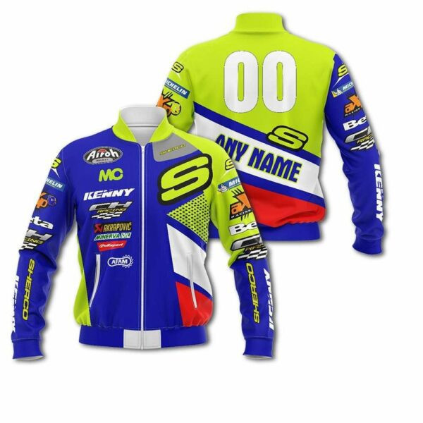 Personalized Sherco Factory Motogp Bomber Jacket | Motorsport Racing Jacket for Men & Women | Racing Fan Gift