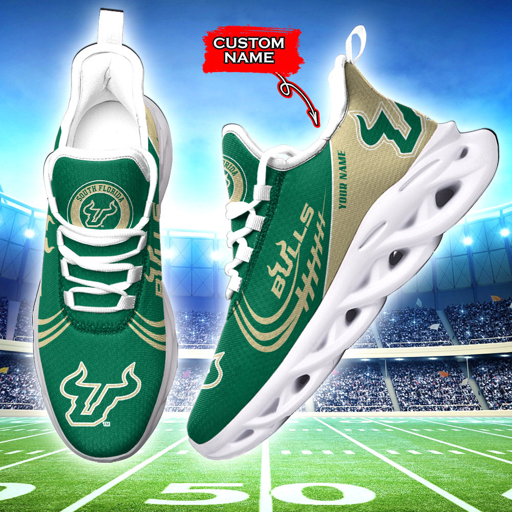 Personalized South Florida Bulls NCAA Max Soul ShoesSneakers for Men And Women – NCAA Fan Shoes, Team Sneakers