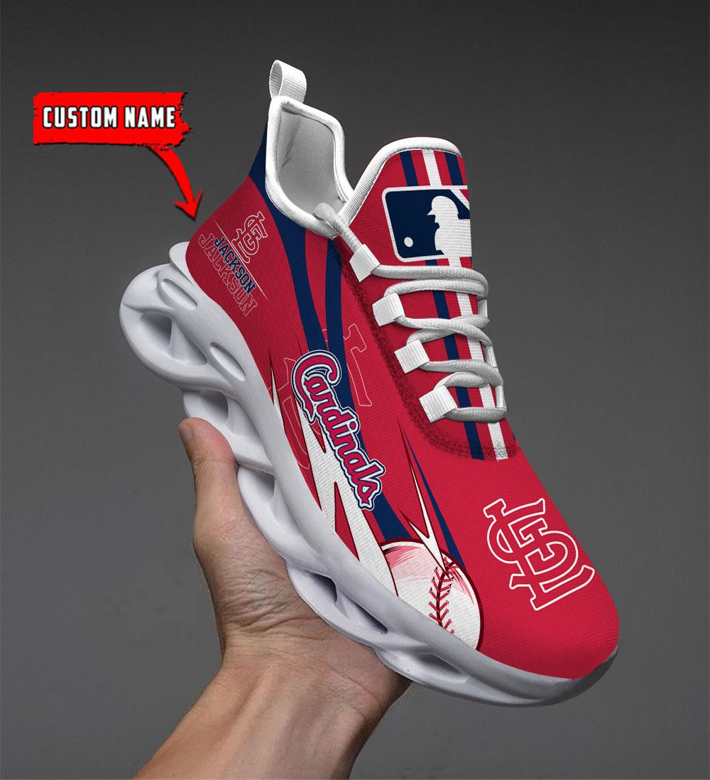 Personalized St Louis Cardinals Max Soul Shoes Sneakers for Men And Women – NFL Football Fan Shoes, Team Sneakers