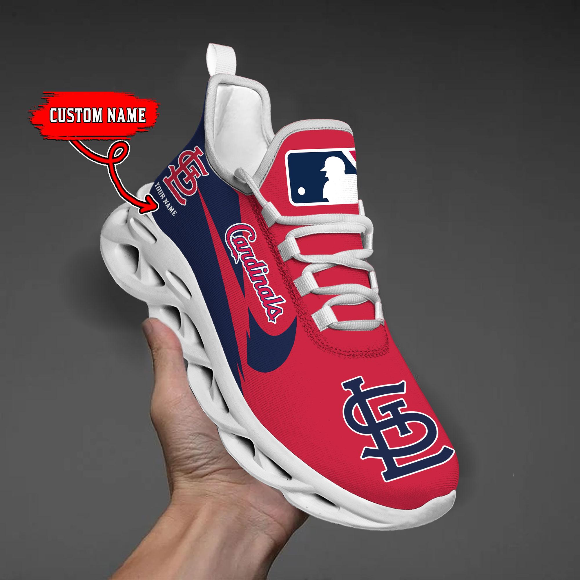 Personalized St Louis Cardinals Max Soul Shoes Sneakers for Men And Women – NFL Football Fan Shoes, Team Sneakers