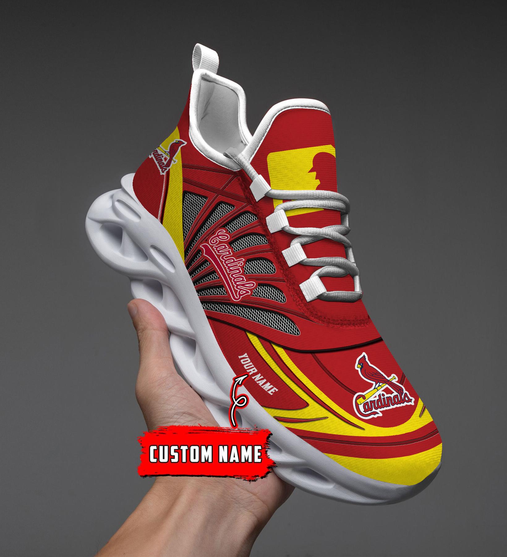 Personalized St Louis Cardinals Max Soul Shoes Sneakers for Men And Women – NFL Football Fan Shoes, Team Sneakers