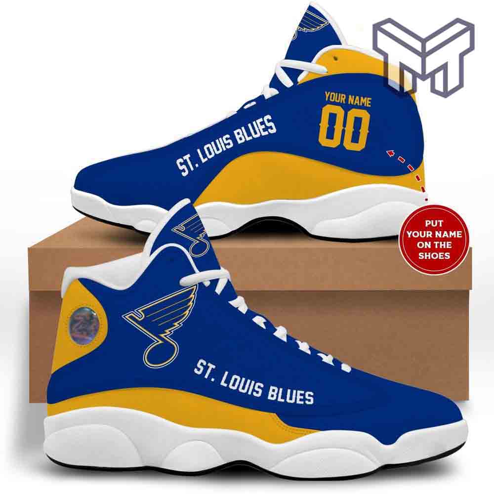 Personalized St. Louis Blues JD13 Sneakers Shoes for Men & Women | Custom Fan Gift