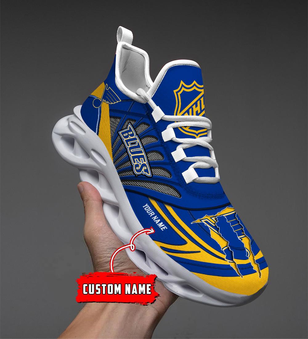 Personalized St. Louis Blues Max Soul Shoes Sneakers for Men And Women – Casual Shoes, Streetwear Shoes