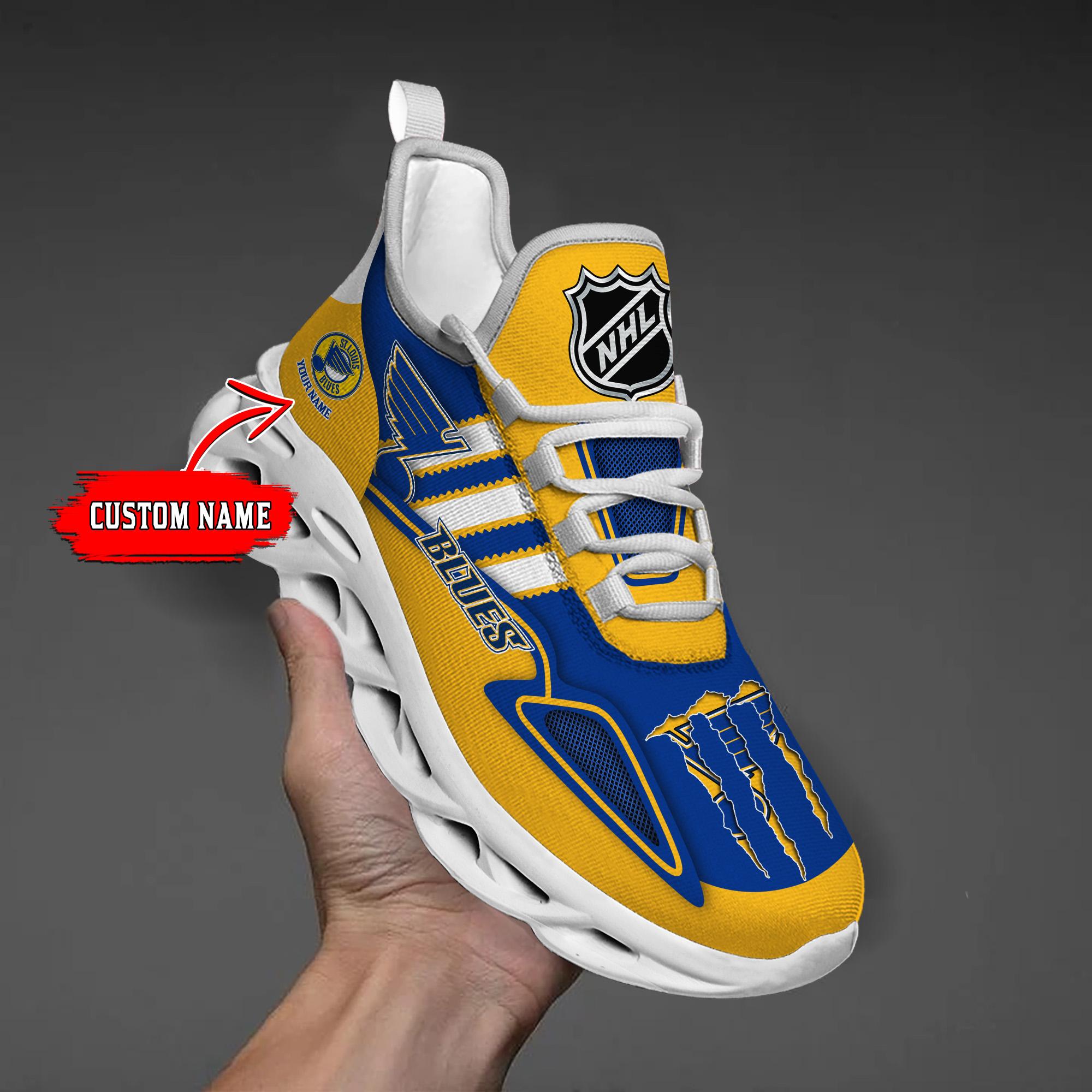 Personalized St. Louis Blues Max Soul Shoes Sneakers for Men And Women – Casual Shoes, Streetwear Shoes