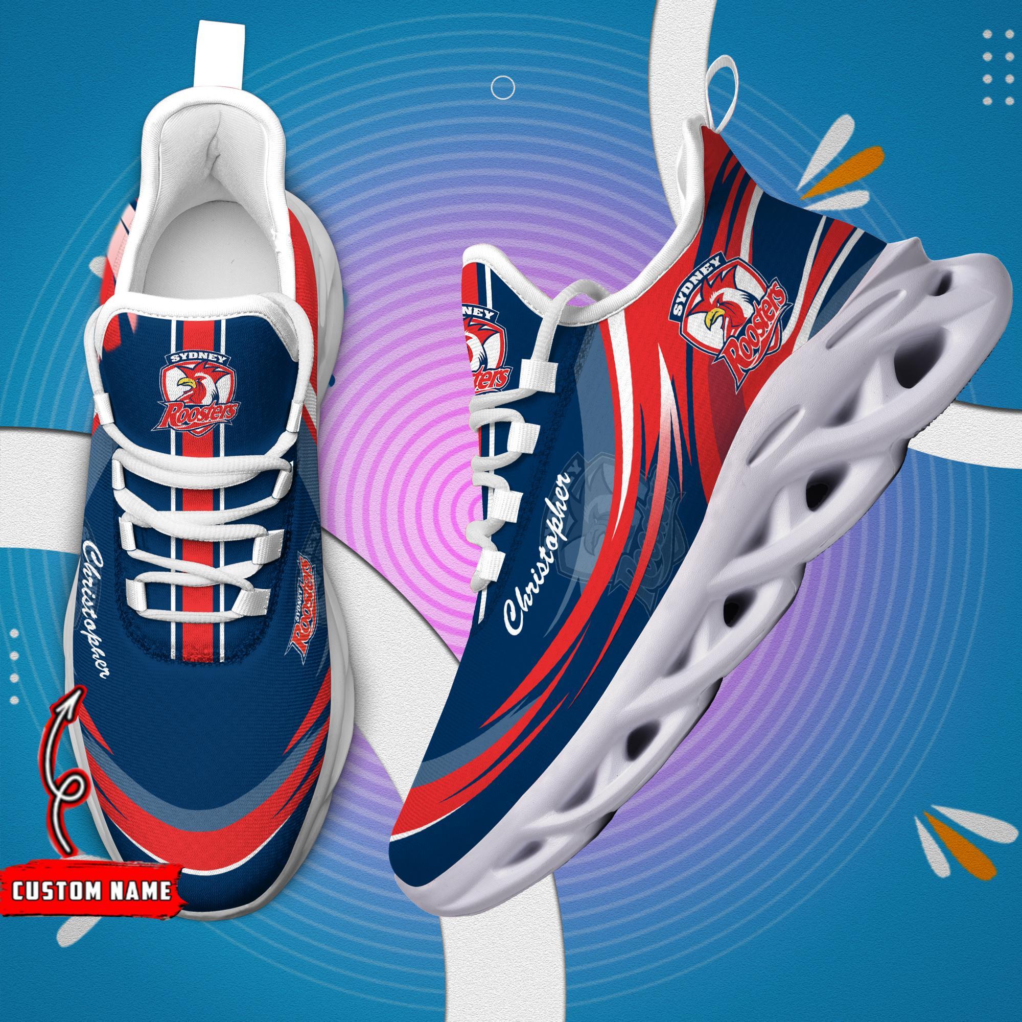 Personalized Sydney Roosters Max Soul Shoes Sneakers for Men And Women – Casual Shoes, Streetwear Shoes
