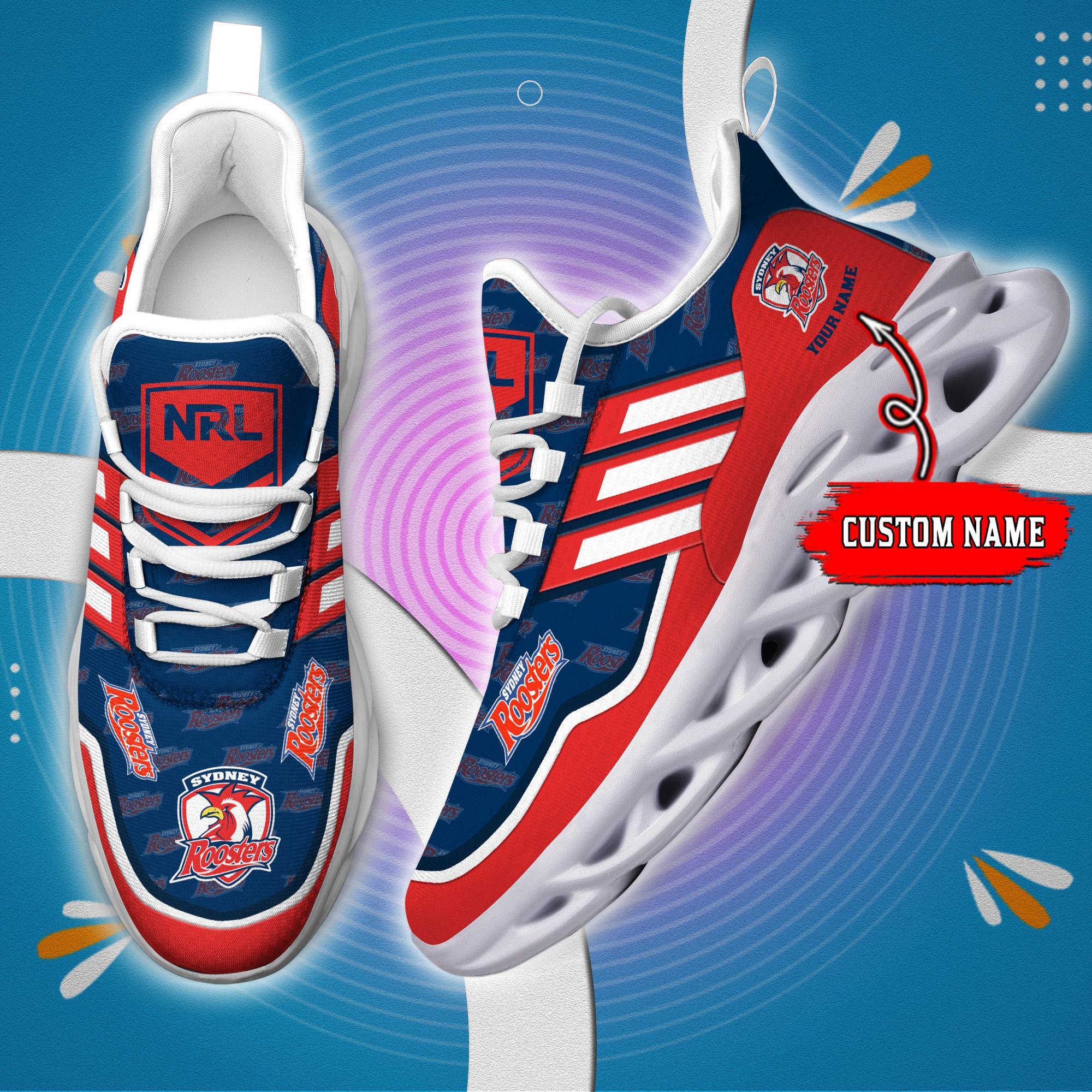 Personalized Sydney Roosters Max Soul Shoes Sneakers for Men And Women – Casual Shoes, Streetwear Shoes