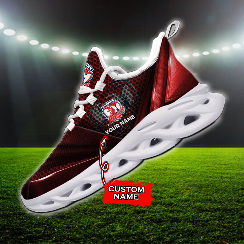 Personalized Sydney Roosters NRL Max Soul Shoes Sneakers for Men And Women – Casual Shoes, Streetwear Shoes
