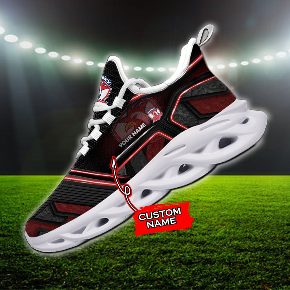 Personalized Sydney Roosters NRL Max Soul Shoes Sneakers for Men And Women – Casual Shoes, Streetwear Shoes