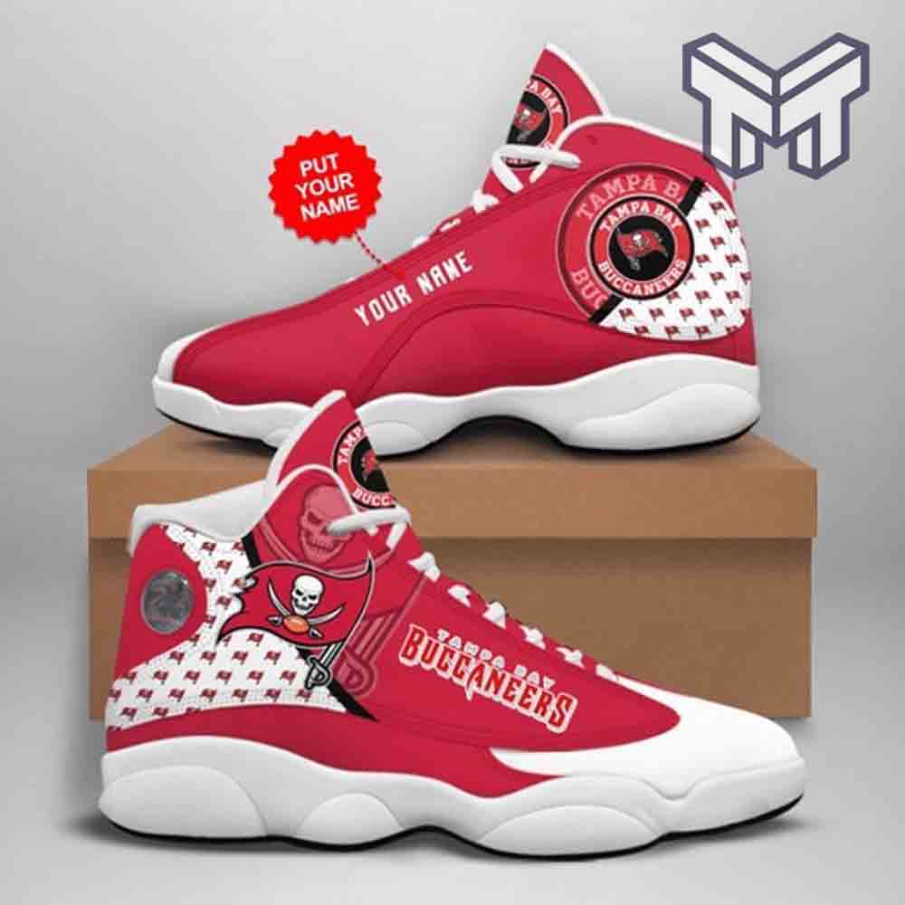Personalized Tampa Bay Buccaneers JD13 Sneakers Shoes for Men & Women | Custom Fan Gift