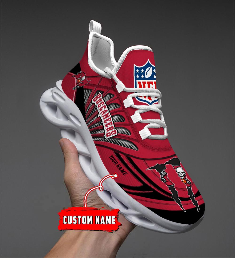 Personalized Tampa Bay Buccaneers Max Soul Shoes Sneakers for Men And Women – NFL Football Fan Shoes, Team Sneakers