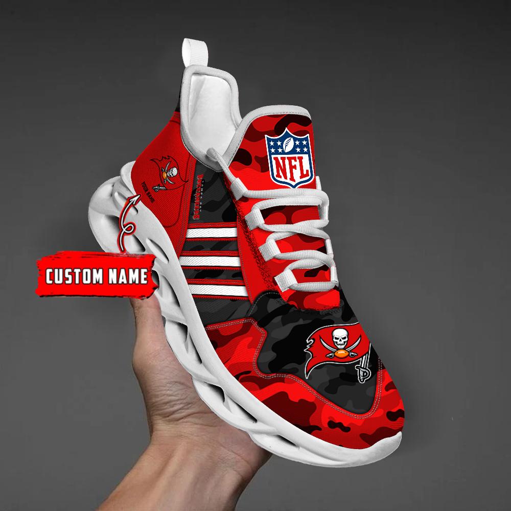 Personalized Tampa Bay Buccaneers Max Soul Shoes Sneakers for Men And Women – NFL Football Fan Shoes, Team Sneakers