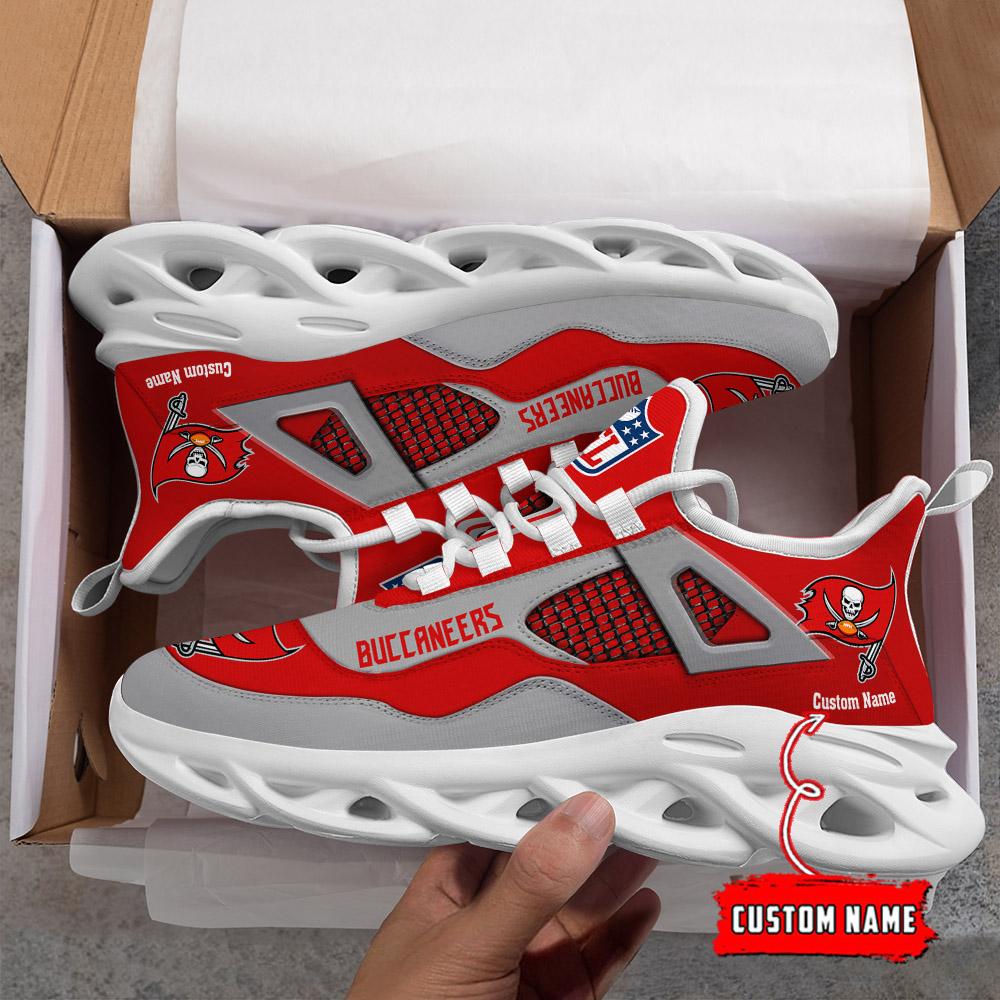 Personalized Tampa Bay Buccaneers Max Soul Shoes Sneakers for Men And Women – NFL Football Fan Shoes, Team Sneakers