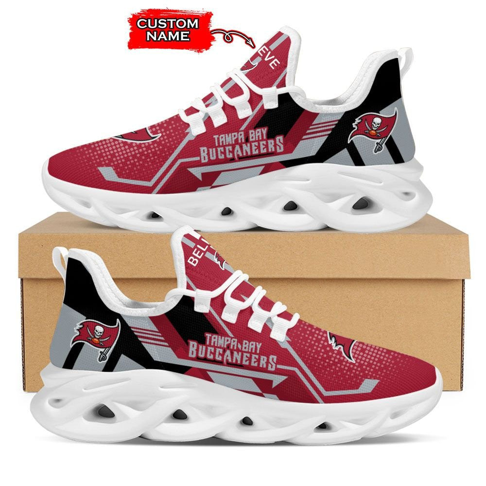 Personalized Tampa Bay Buccaneers NFL Max Soul Shoes Sneakers for Men And Women – NFL Football Fan Shoes, Team Sneakers