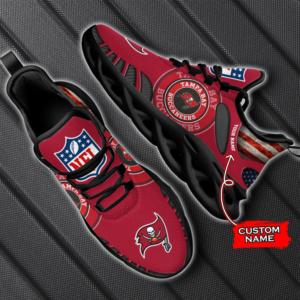 Personalized Tampa Bay Buccaneers NFL Max Soul Shoes Sneakers for Men And Women – NFL Football Fan Shoes, Team Sneakers - Image 6