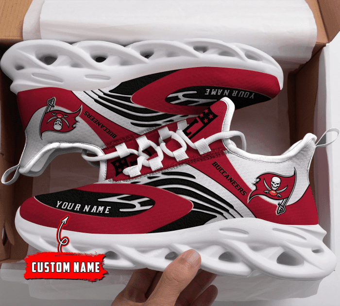 Personalized Tampa Bay Buccaneers NFL Max Soul Shoes Sneakers for Men And Women – NFL Football Fan Shoes, Team Sneakers
