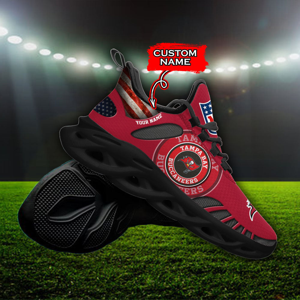 Personalized Tampa Bay Buccaneers NFL Max Soul Shoes Sneakers for Men And Women – NFL Football Fan Shoes, Team Sneakers - Image 4