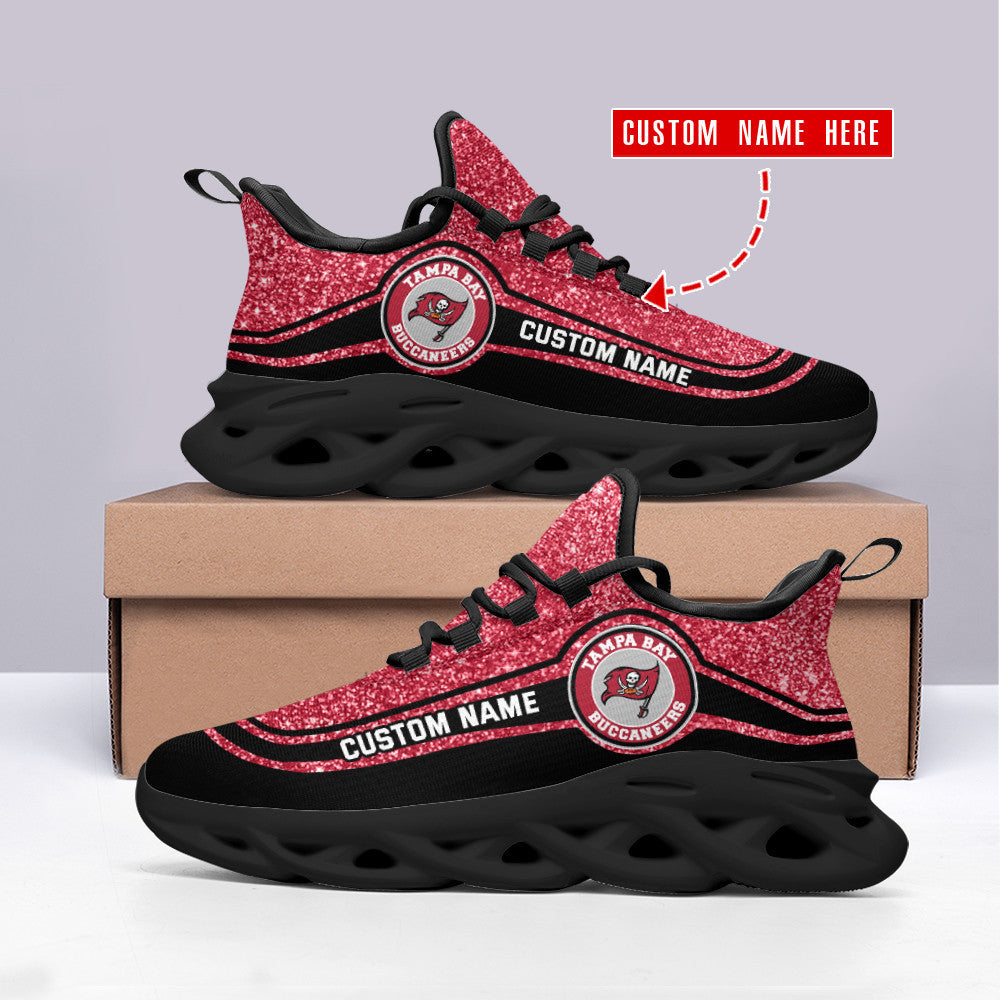 Personalized Tampa Bay Buccaneers NFL Max Soul Shoes Sneakers for Men And Women – NFL Football Fan Shoes, Team Sneakers