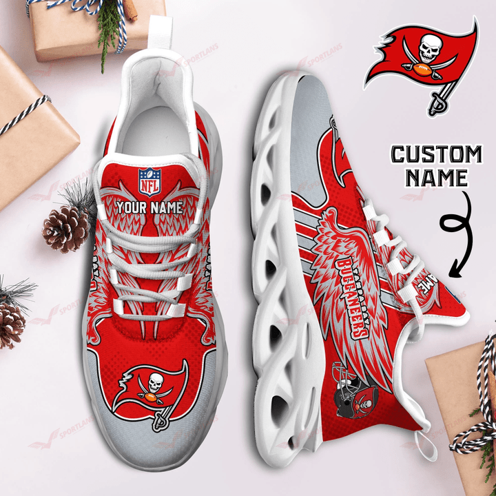 Personalized Tampa Bay Buccaneers NFL Max Soul Shoes Sneakers for Men And Women – NFL Football Fan Shoes, Team Sneakers