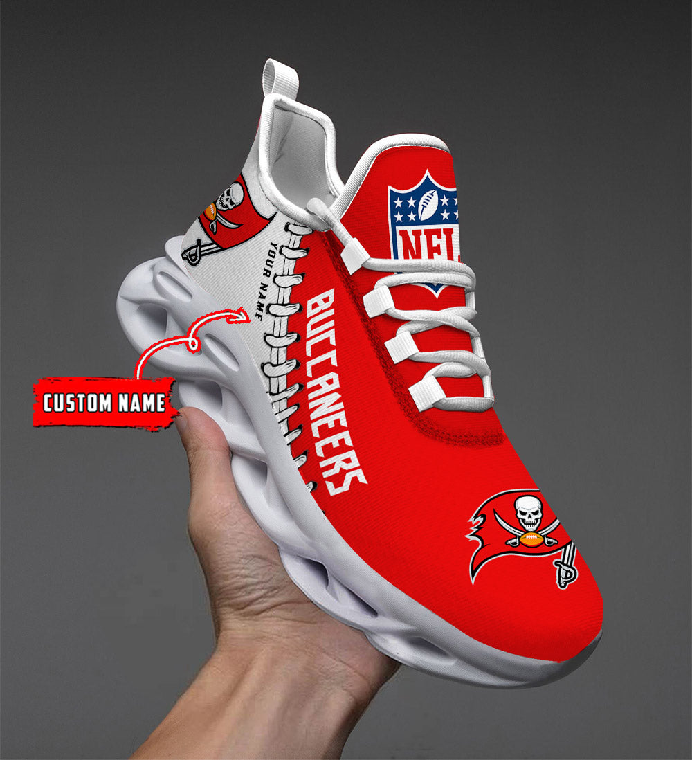 Personalized Tampa Bay Buccaneers NFL Max Soul Shoes Sneakers for Men And Women – NFL Football Fan Shoes, Team Sneakers