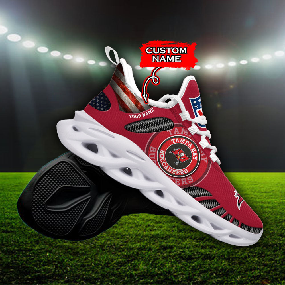 Personalized Tampa Bay Buccaneers NFL Max Soul Shoes Sneakers for Men And Women – NFL Football Fan Shoes, Team Sneakers - Image 3