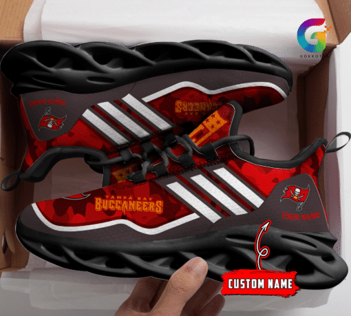Personalized Tampa Bay Buccaneers NFL Max Soul Shoes Sneakers for Men And Women – NFL Football Fan Shoes, Team Sneakers - Image 3