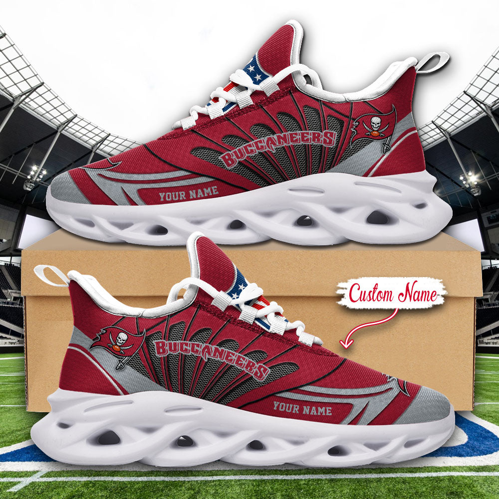 Personalized Tampa Bay Buccaneers NFL Max Soul Shoes Sneakers for Men And Women – NFL Football Fan Shoes, Team Sneakers