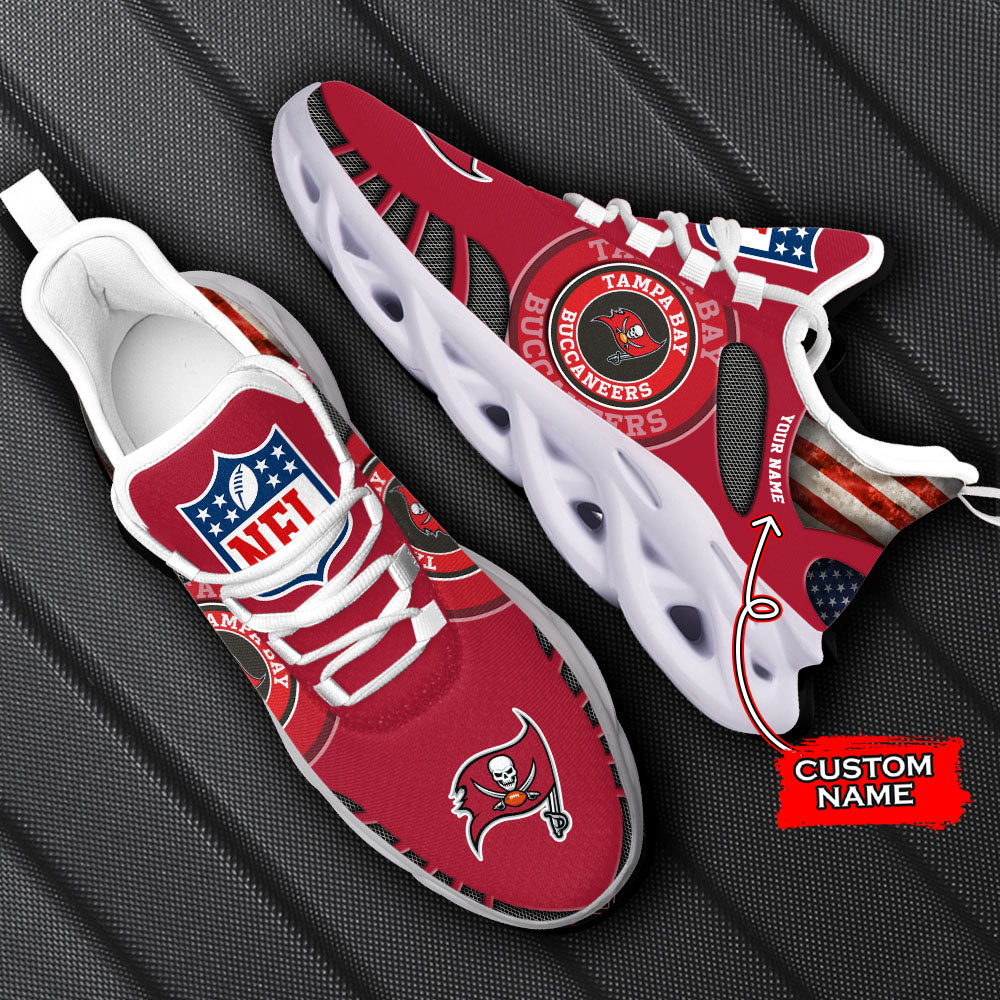 Personalized Tampa Bay Buccaneers NFL Max Soul Shoes Sneakers for Men And Women – NFL Football Fan Shoes, Team Sneakers - Image 5
