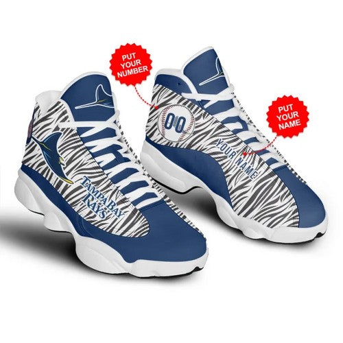 Personalized Tampa Bay Rays JD13 Sneakers Shoes for Men & Women | Custom Fan Gift