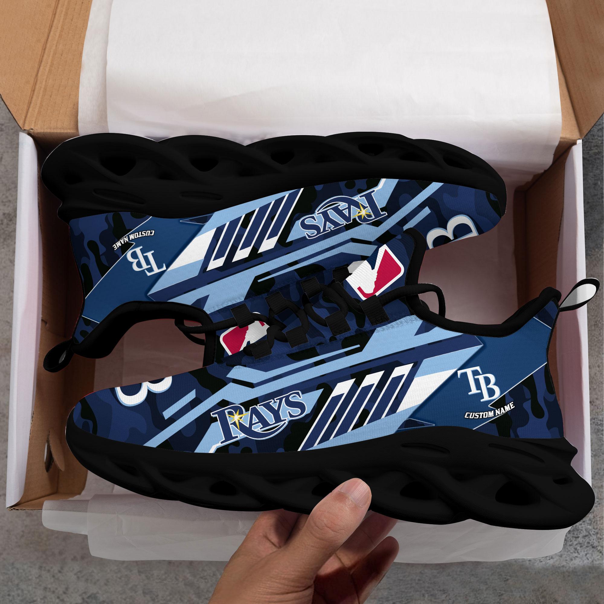 Personalized Tampa Bay Rays Max Soul Shoes Sneakers for Men And Women – MLB Baseball Fan Shoes, Team Sneakers - Image 3