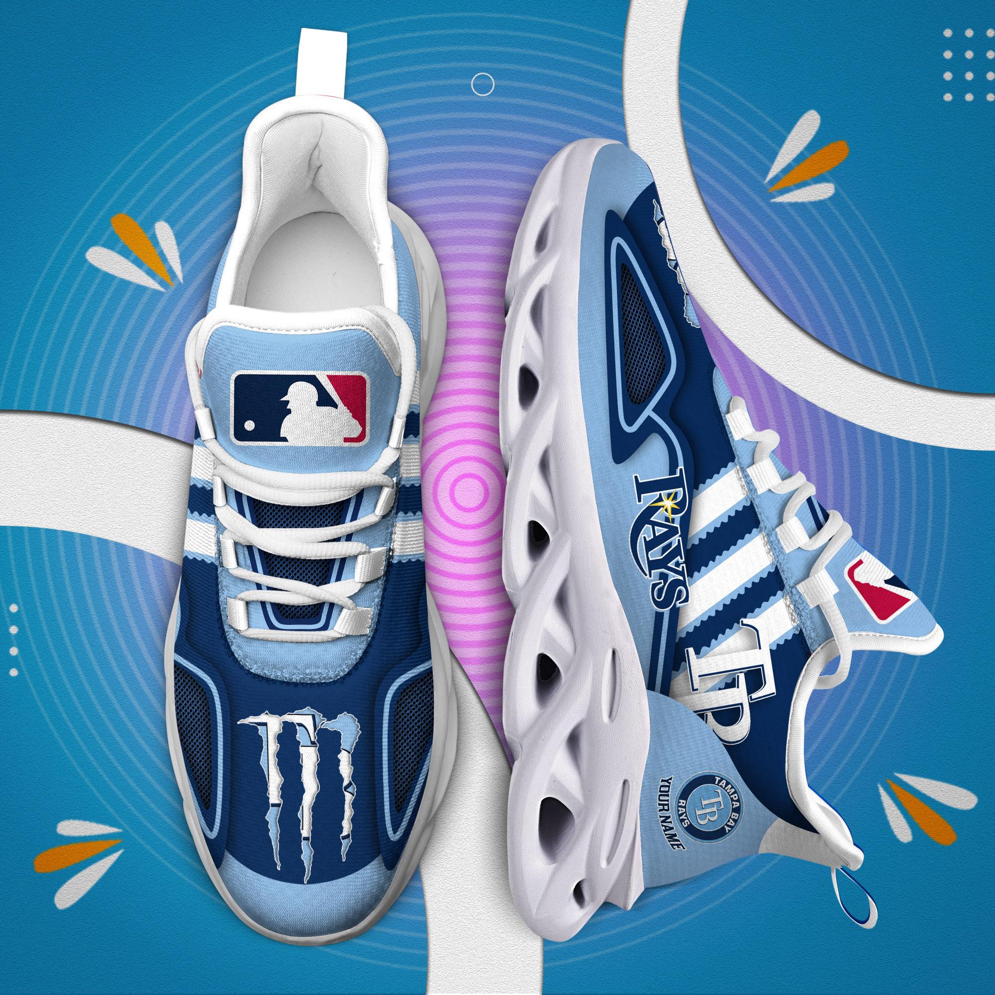 Personalized Tampa Bay Rays Max Soul Shoes Sneakers for Men And Women – MLB Baseball Fan Shoes, Team Sneakers - Image 6