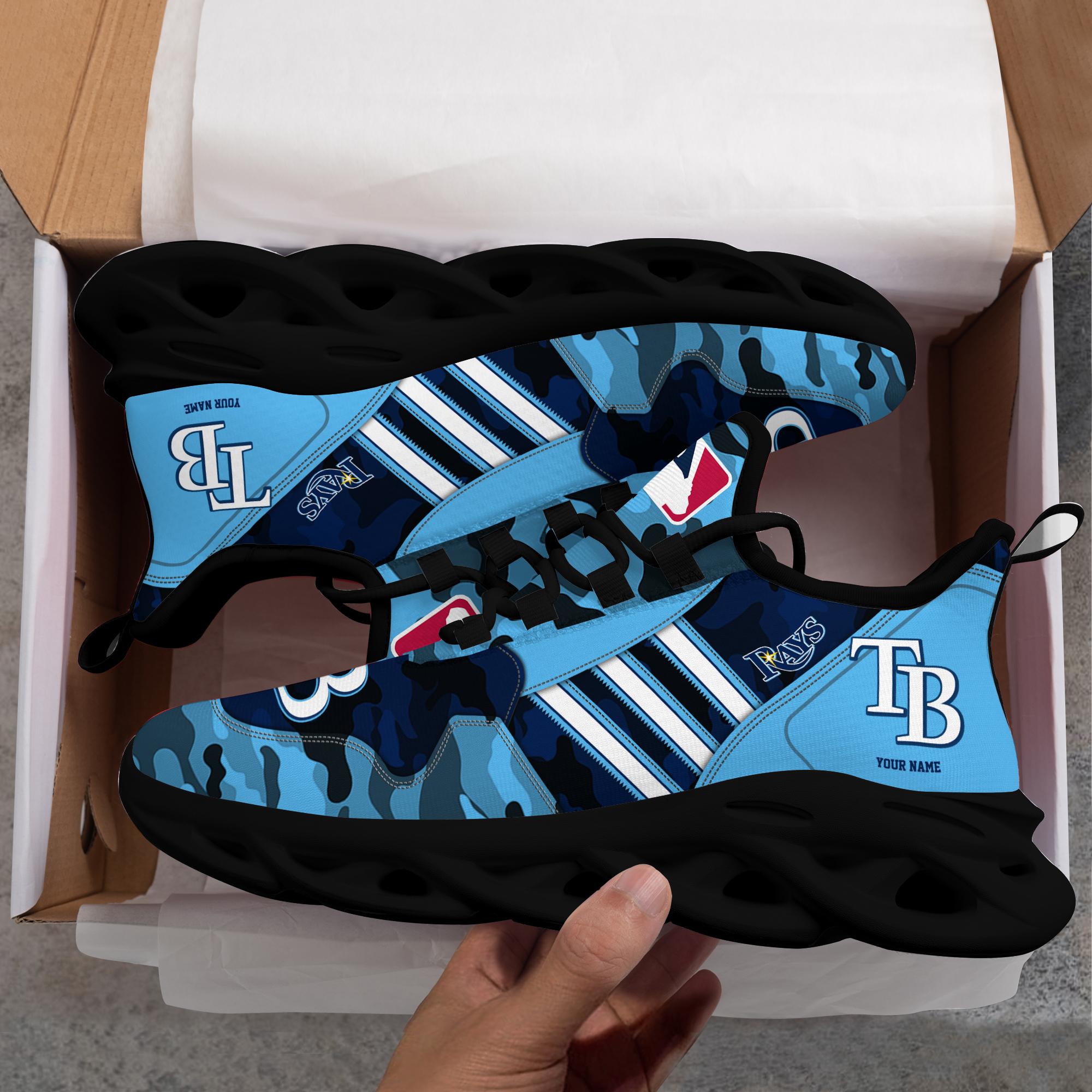 Personalized Tampa Bay Rays Max Soul Shoes Sneakers for Men And Women – MLB Baseball Fan Shoes, Team Sneakers - Image 3