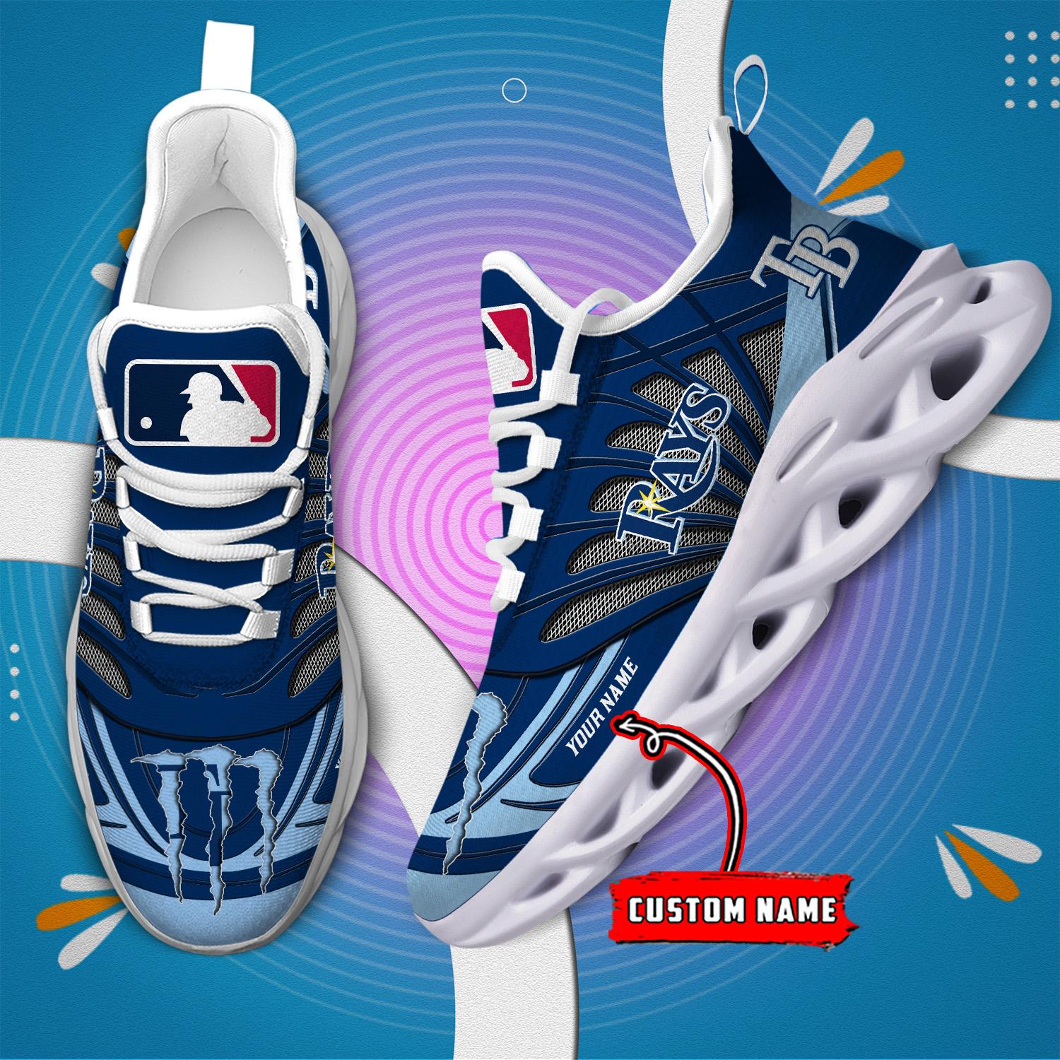 Personalized Tampa Bay Rays Max Soul Shoes Sneakers for Men And Women – MLB Baseball Fan Shoes, Team Sneakers - Image 7