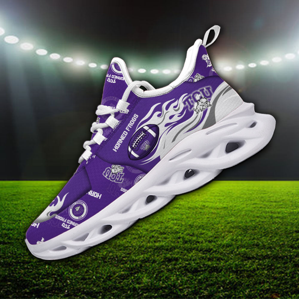 Personalized TCU Horned Frogs NCAA Max Soul Shoes Sneakers for Men And Women – NCAA Fan Shoes, Team Sneakers