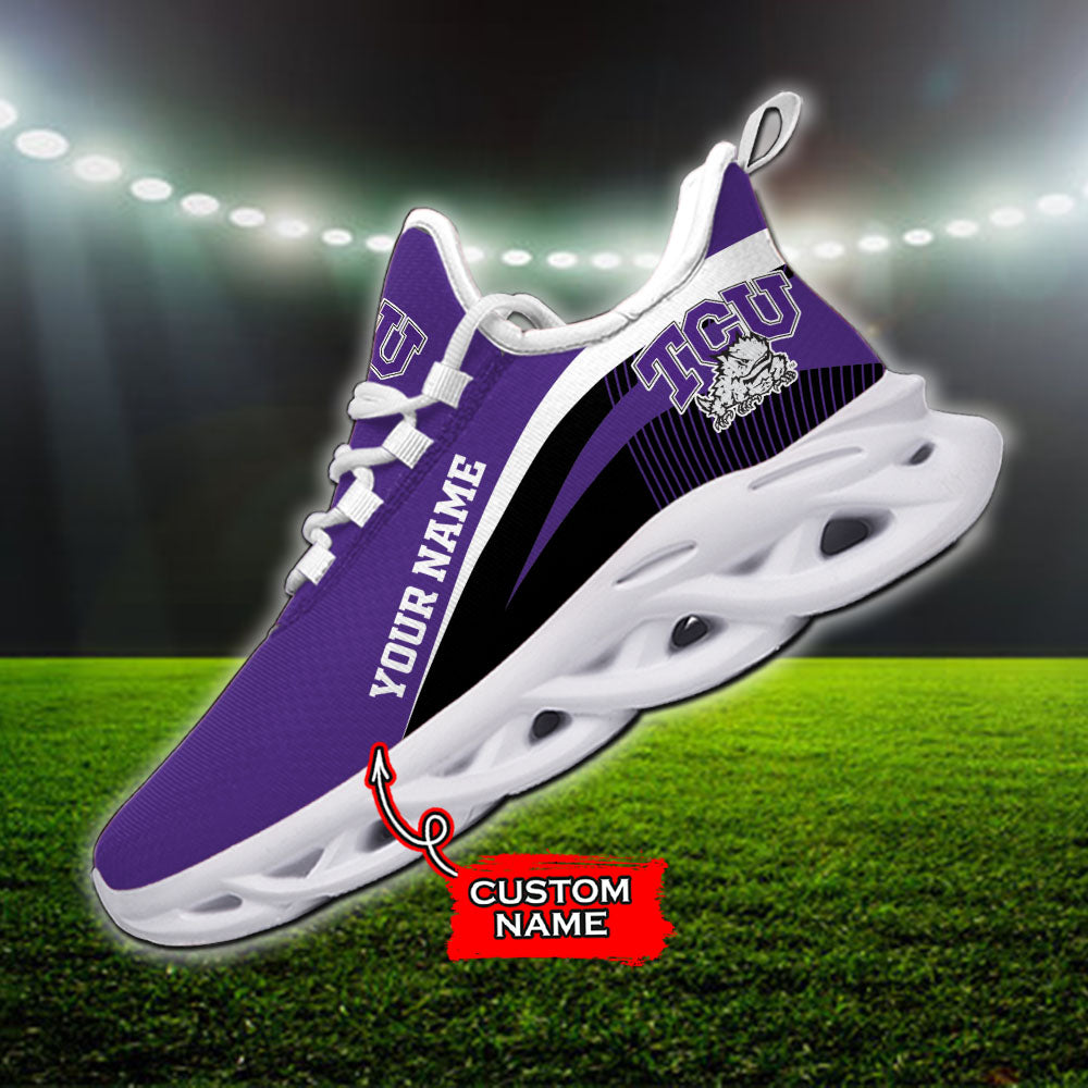 Personalized TCU Horned Frogs NCAA Max Soul Shoes Sneakers for Men And Women – NCAA Fan Shoes, Team Sneakers