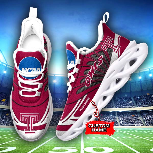 Personalized Temple Owls NCAA Max Soul Shoes Sneakers for Men And Women – NCAA Fan Shoes, Team Sneakers