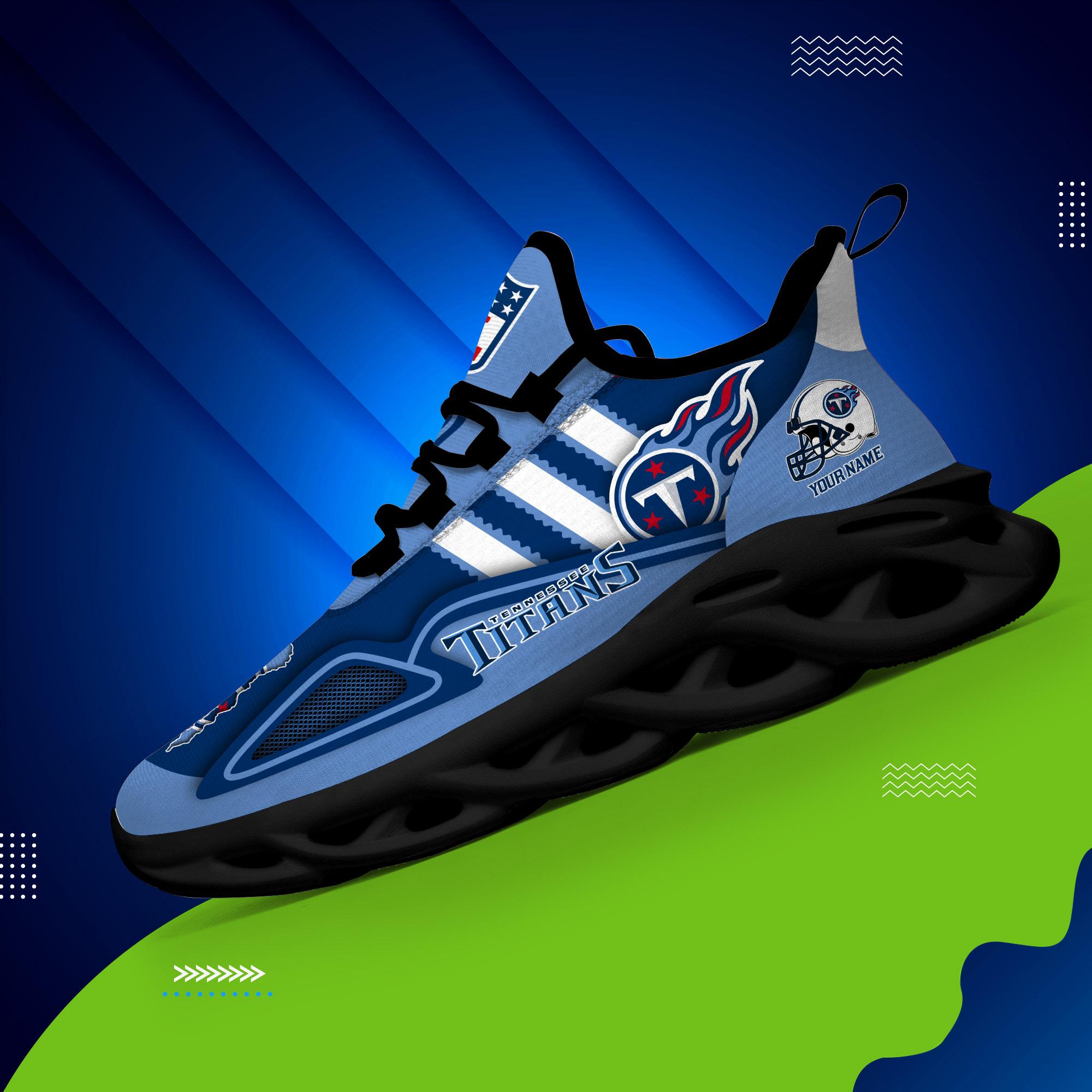Personalized Tennessee Titans Max Soul Shoes Sneakers for Men And Women – NFL Football Fan Shoes, Team Sneakers - Image 3