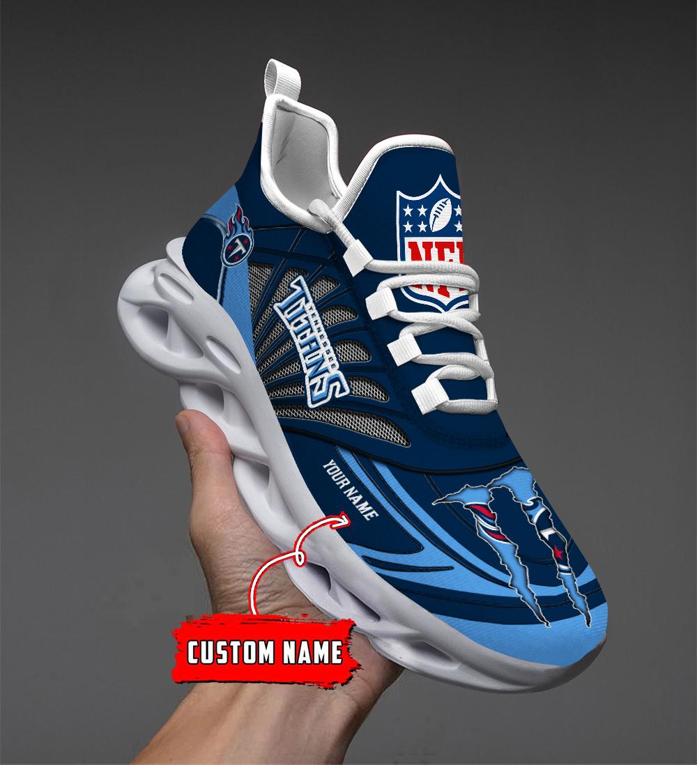 Personalized Tennessee Titans Max Soul Shoes Sneakers for Men And Women – NFL Football Fan Shoes, Team Sneakers