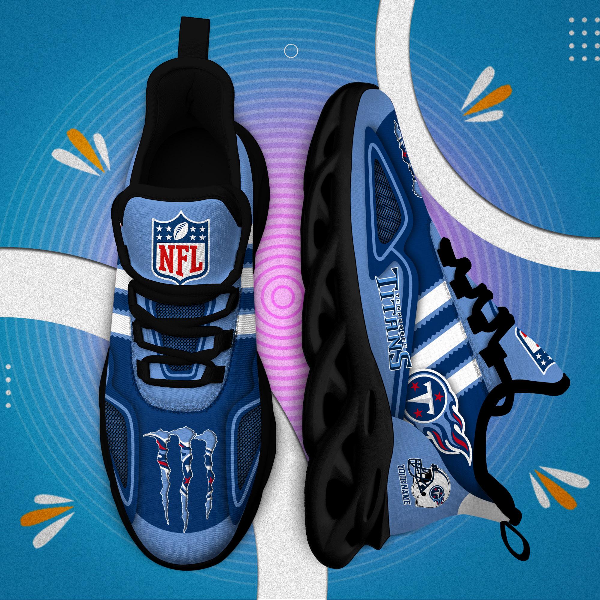 Personalized Tennessee Titans Max Soul Shoes Sneakers for Men And Women – NFL Football Fan Shoes, Team Sneakers - Image 5