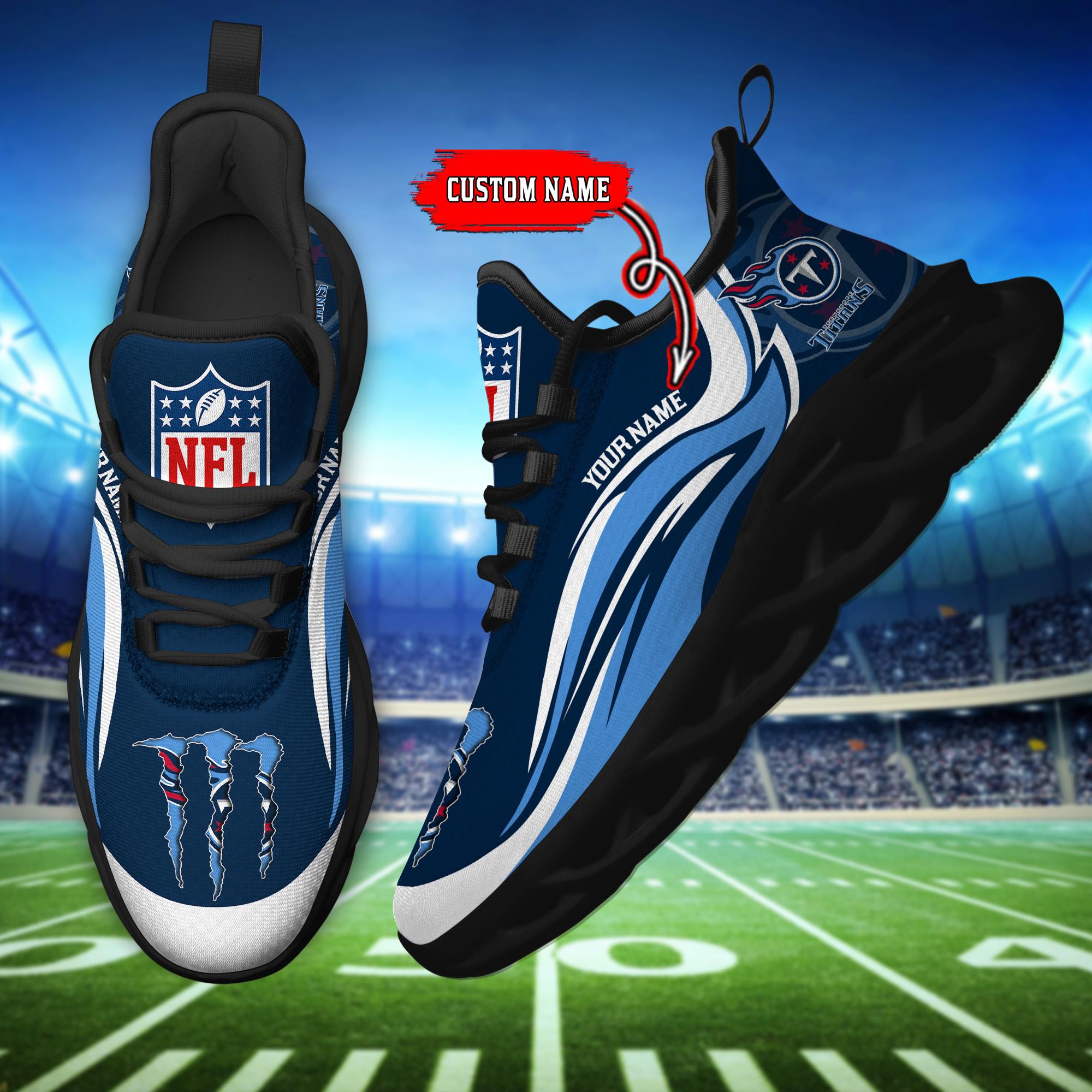Personalized Tennessee Titans Max Soul Shoes Sneakers for Men And Women – NFL Football Fan Shoes, Team Sneakers - Image 5