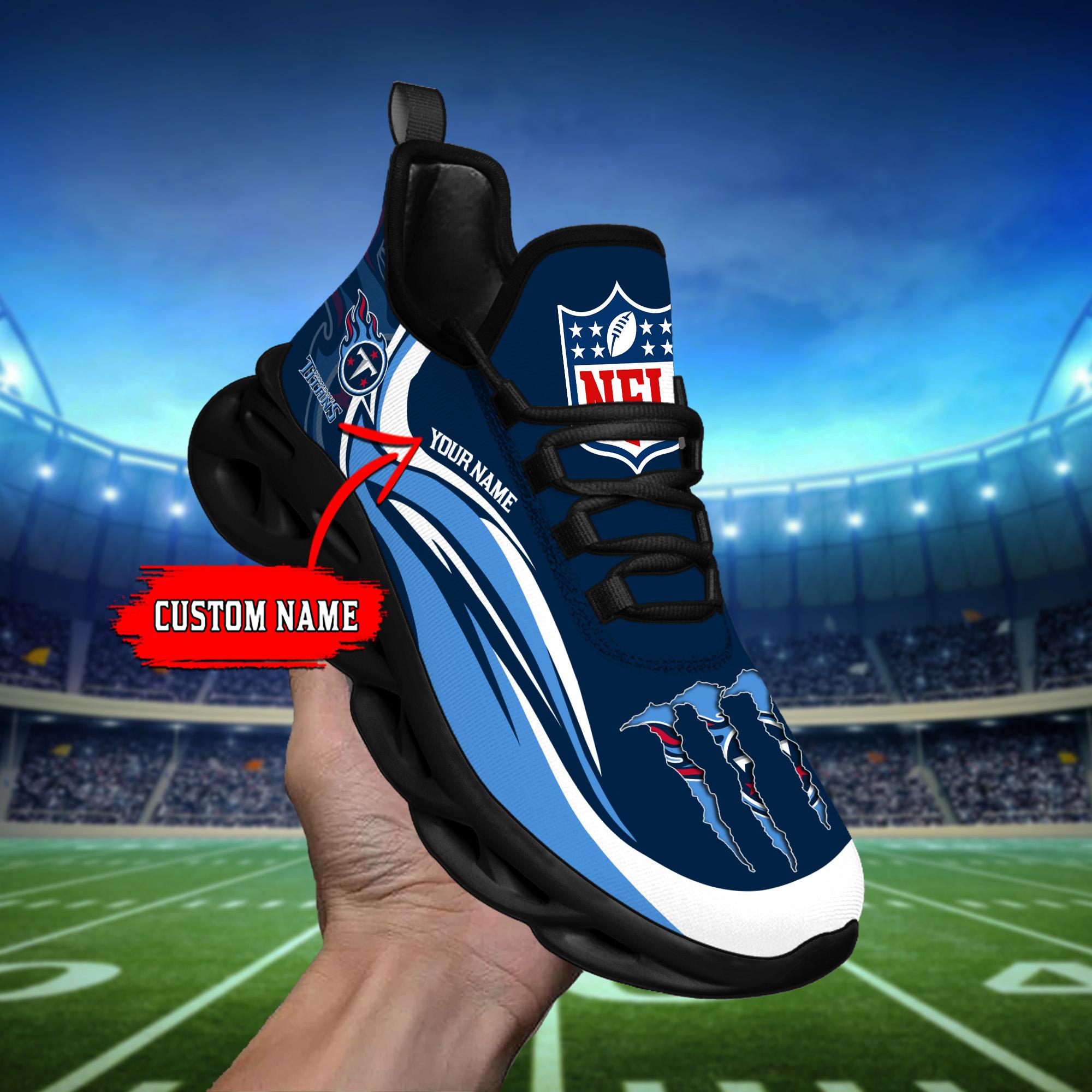 Personalized Tennessee Titans Max Soul Shoes Sneakers for Men And Women – NFL Football Fan Shoes, Team Sneakers - Image 6