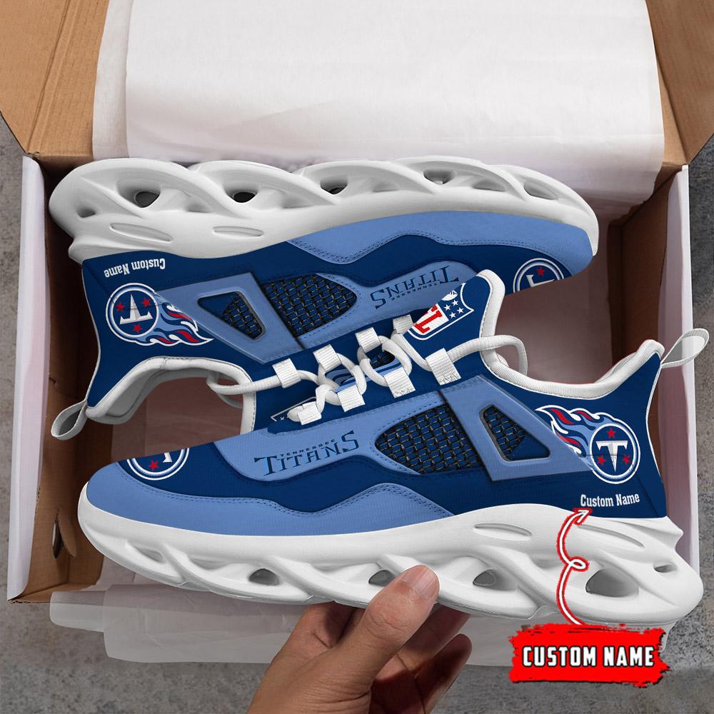 Personalized Tennessee Titans Max Soul Shoes Sneakers for Men And Women – NFL Football Fan Shoes, Team Sneakers